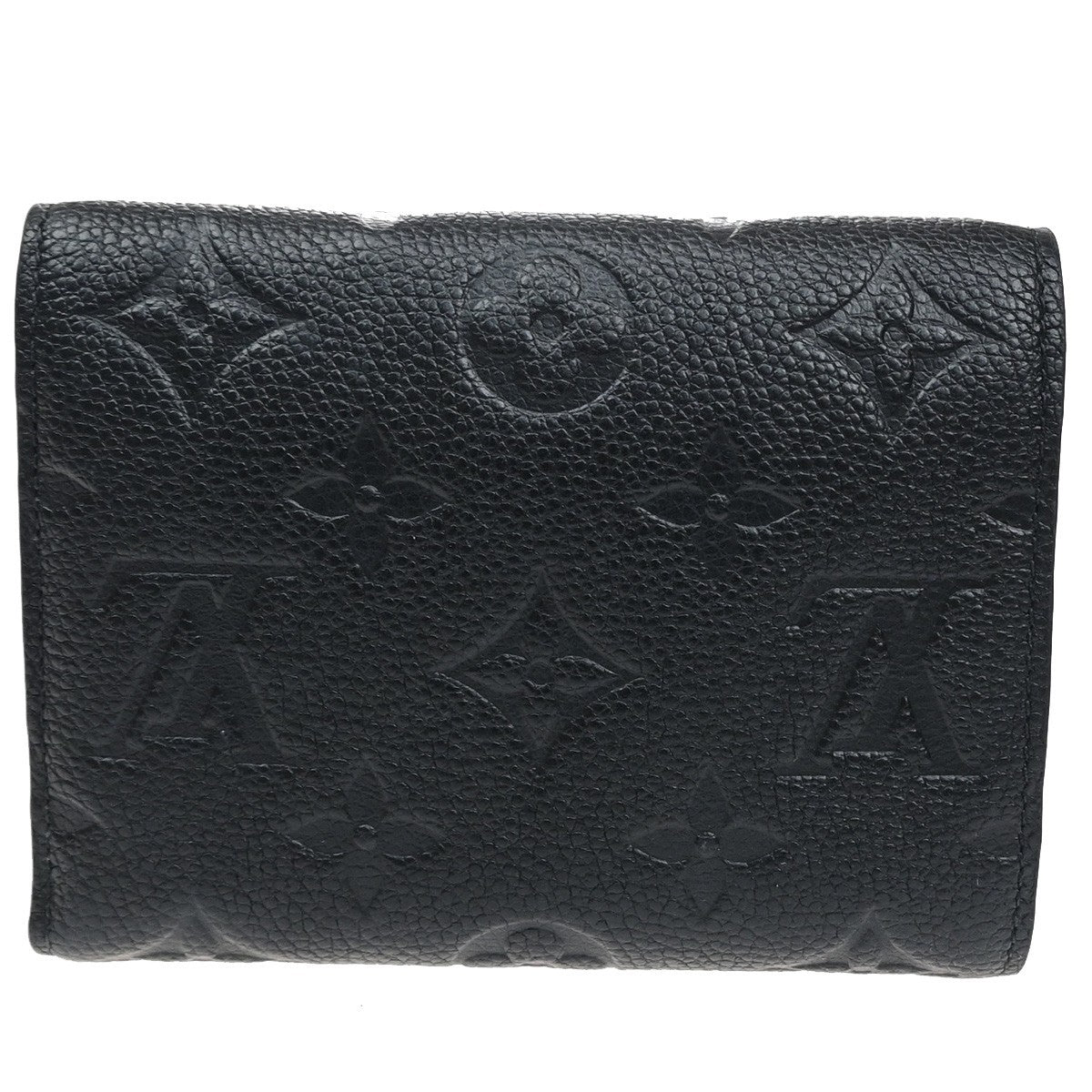LOUIS VUITTON Portefeuille Victorine Wallet Monogram Empreinte Black 88YJ249