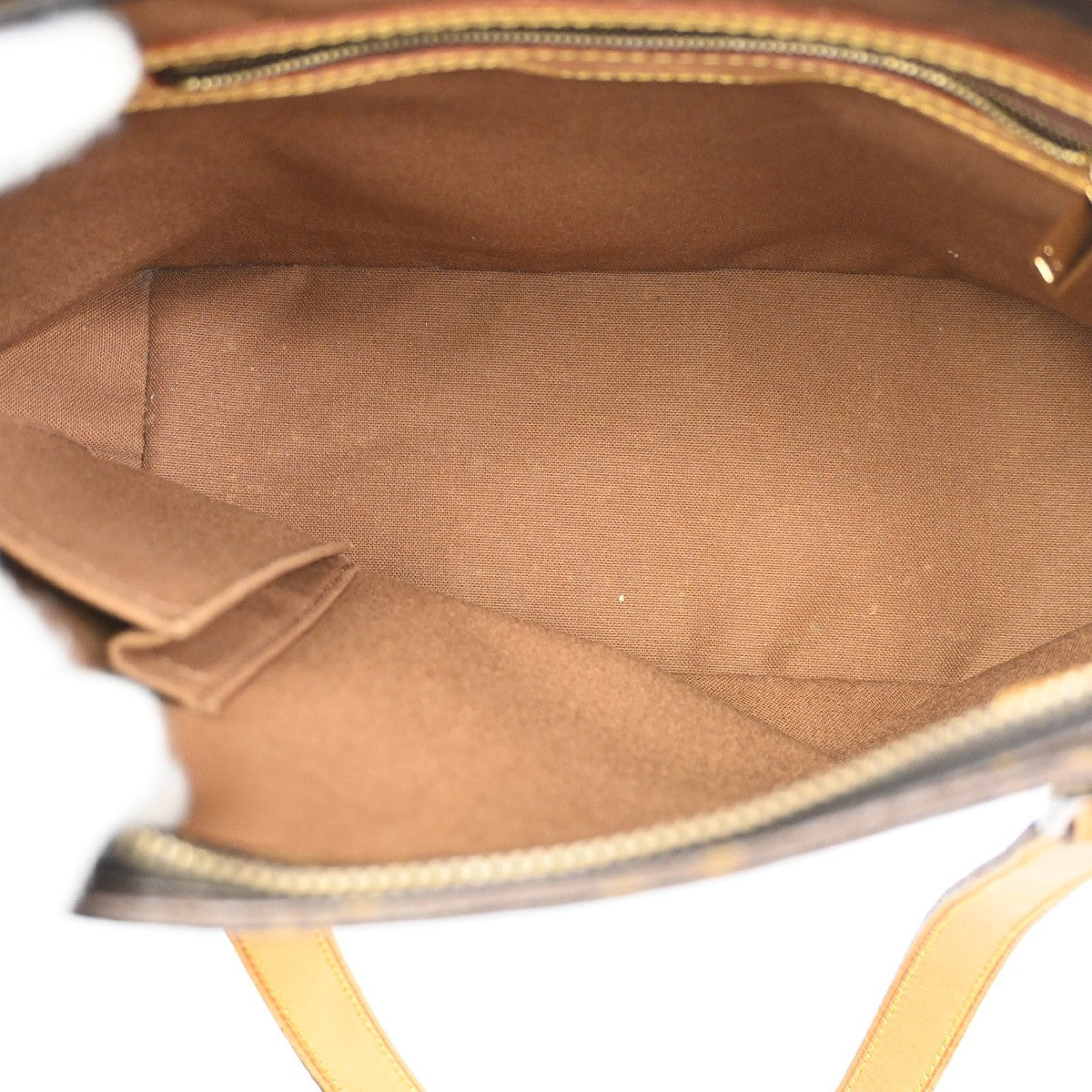 LOUIS VUITTON Cabas Piano Shoulder Bag Monogram Leather Brown M51148 16CA256