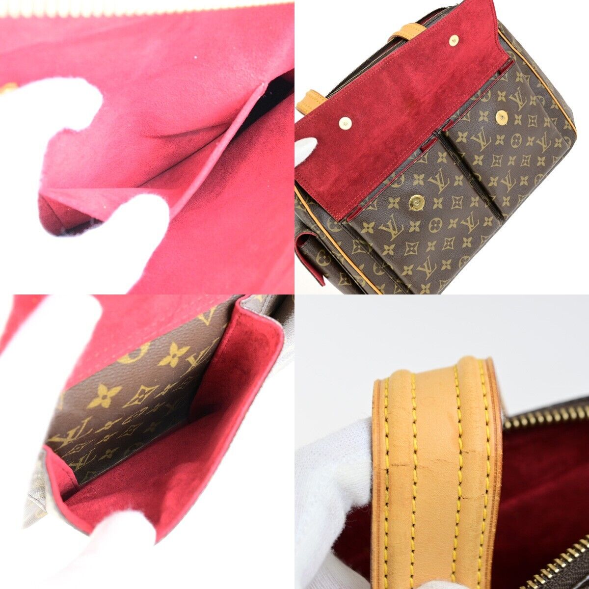 LOUIS VUITTON Multipli Cite Shoulder Bag Monogram Leather Brown M51162 75FB257