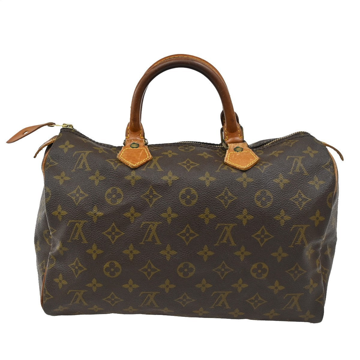LOUIS VUITTON Speedy 30 Travel Hand Bag Monogram Leather Brown M41526 31CA252