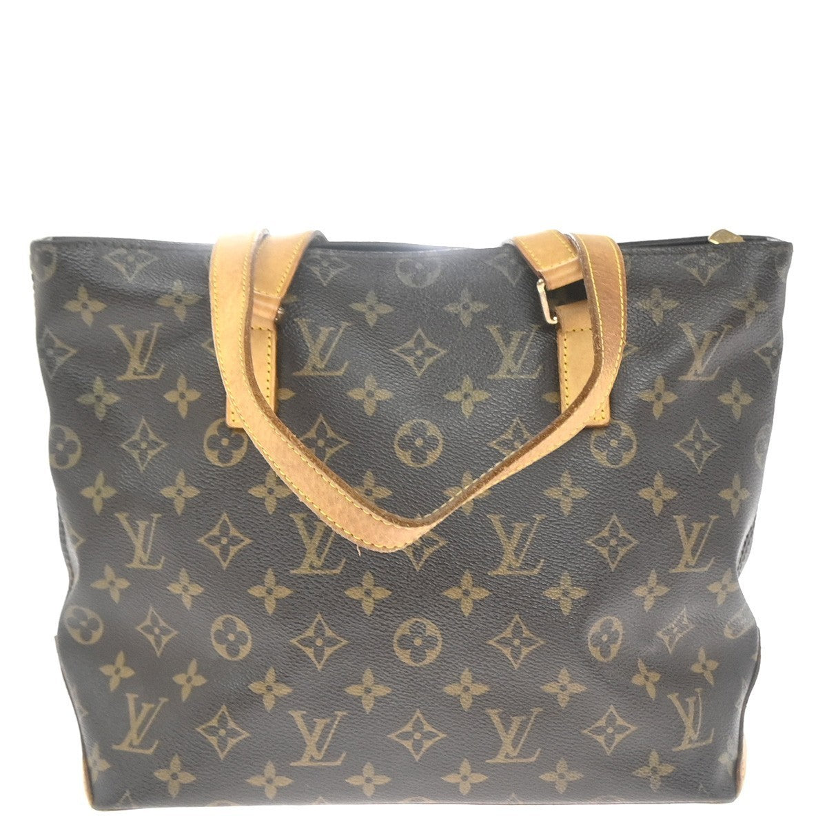 LOUIS VUITTON Cabas Piano Shoulder Bag Monogram Leather Brown M51148 34KP481