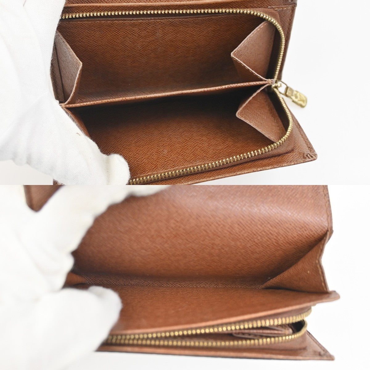 12.Live LOUIS VUITTON Portefeuille Tresor Bifold Wallet Monogram M61736 05KC305