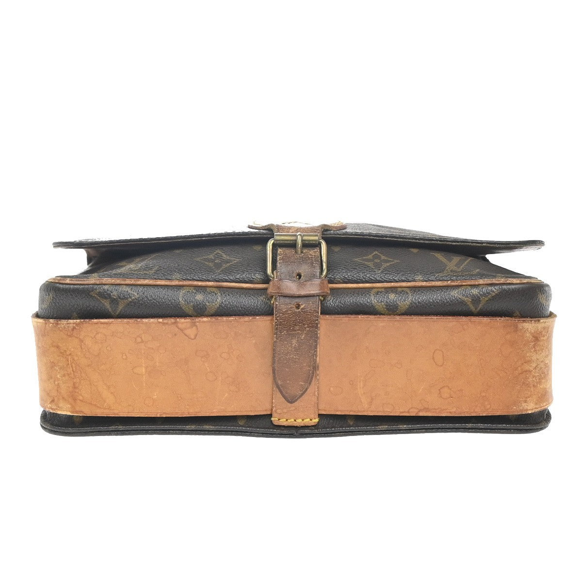 LOUIS VUITTON Cartouchiere GM Shoulder Bag Monogram Leather Brown M51252 69KC705