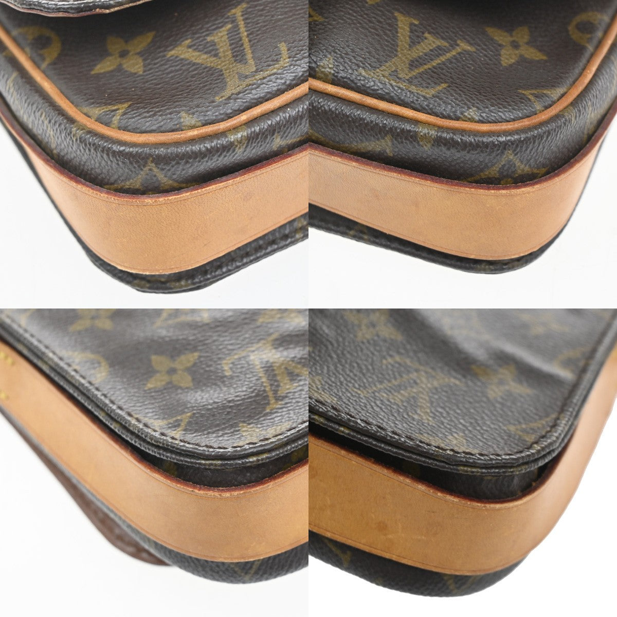 LOUIS VUITTON Mini Cartouchiere Shoulder Bag Monogram Leather BN M51254 80KC658
