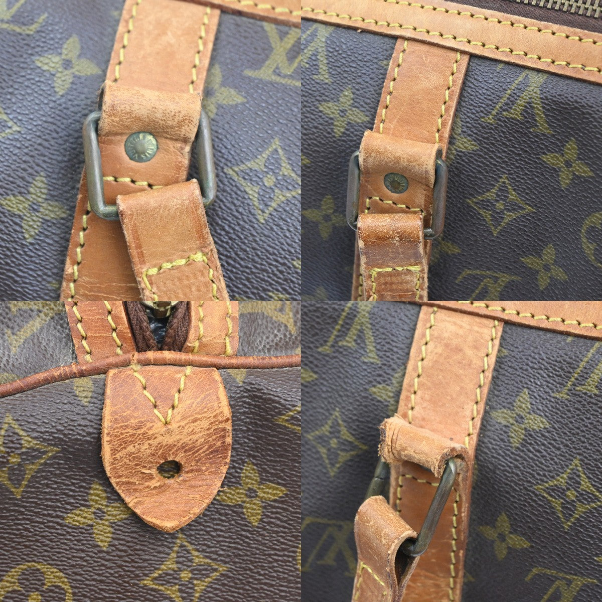 LOUIS VUITTON Sac Souple 45 Travel Hand Bag Monogram Leather BN M41624 62CB015