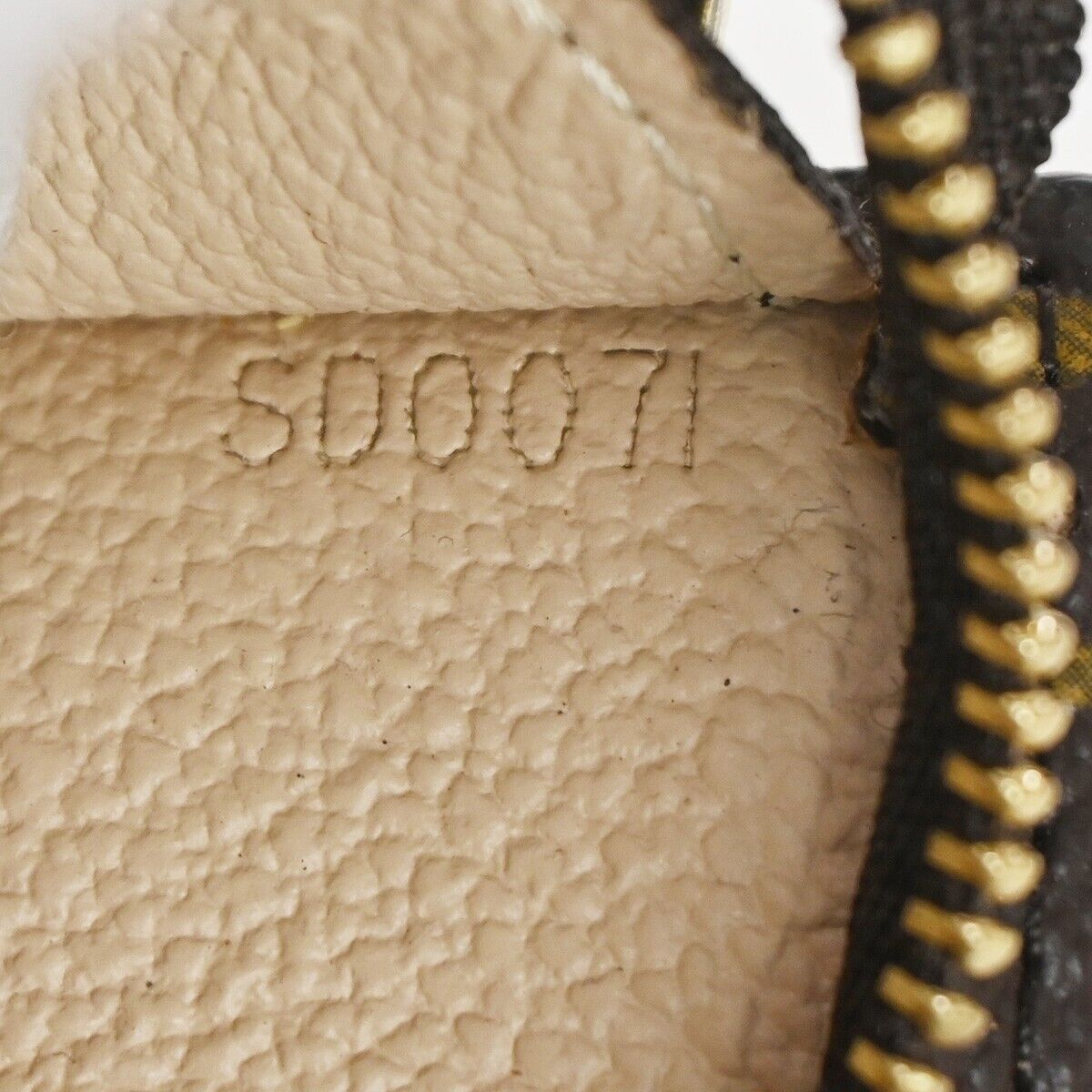 LOUIS VUITTON BUCKET PM Shoulder Tote Bag Monogram Leather Brown M42238 98SH015