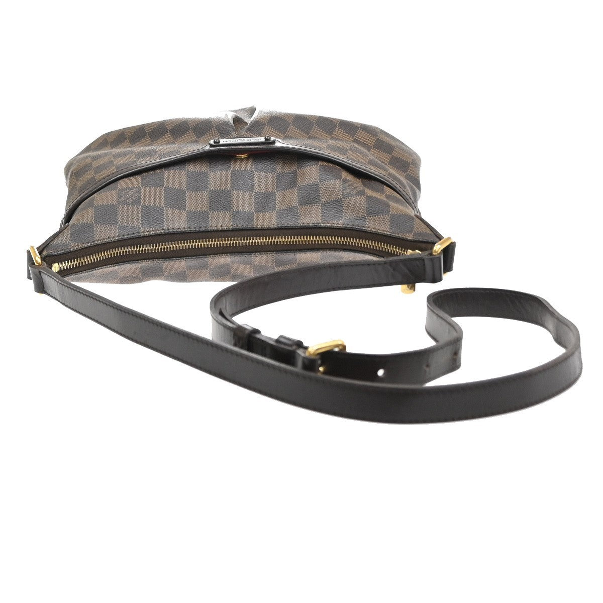 LOUIS VUITTON Bloomsbury PM Shoulder Bag Damier Leather Brown N42251 14CA978