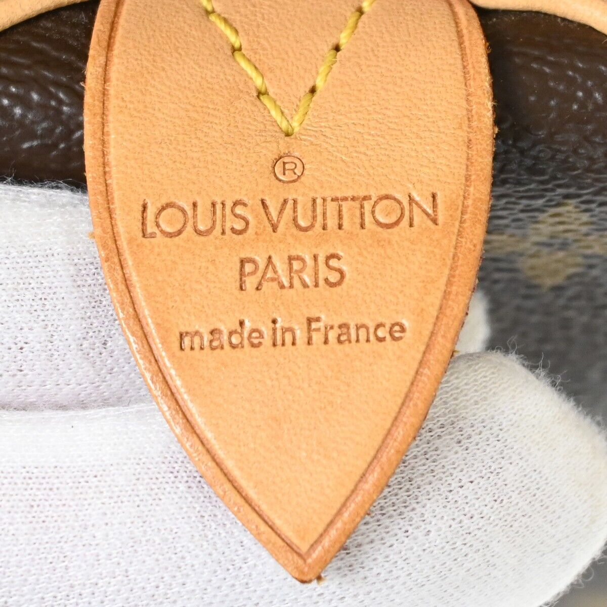 LOUIS VUITTON Keepall 45 Travel Hand Bag Monogram Leather Brown M41428 42HB394