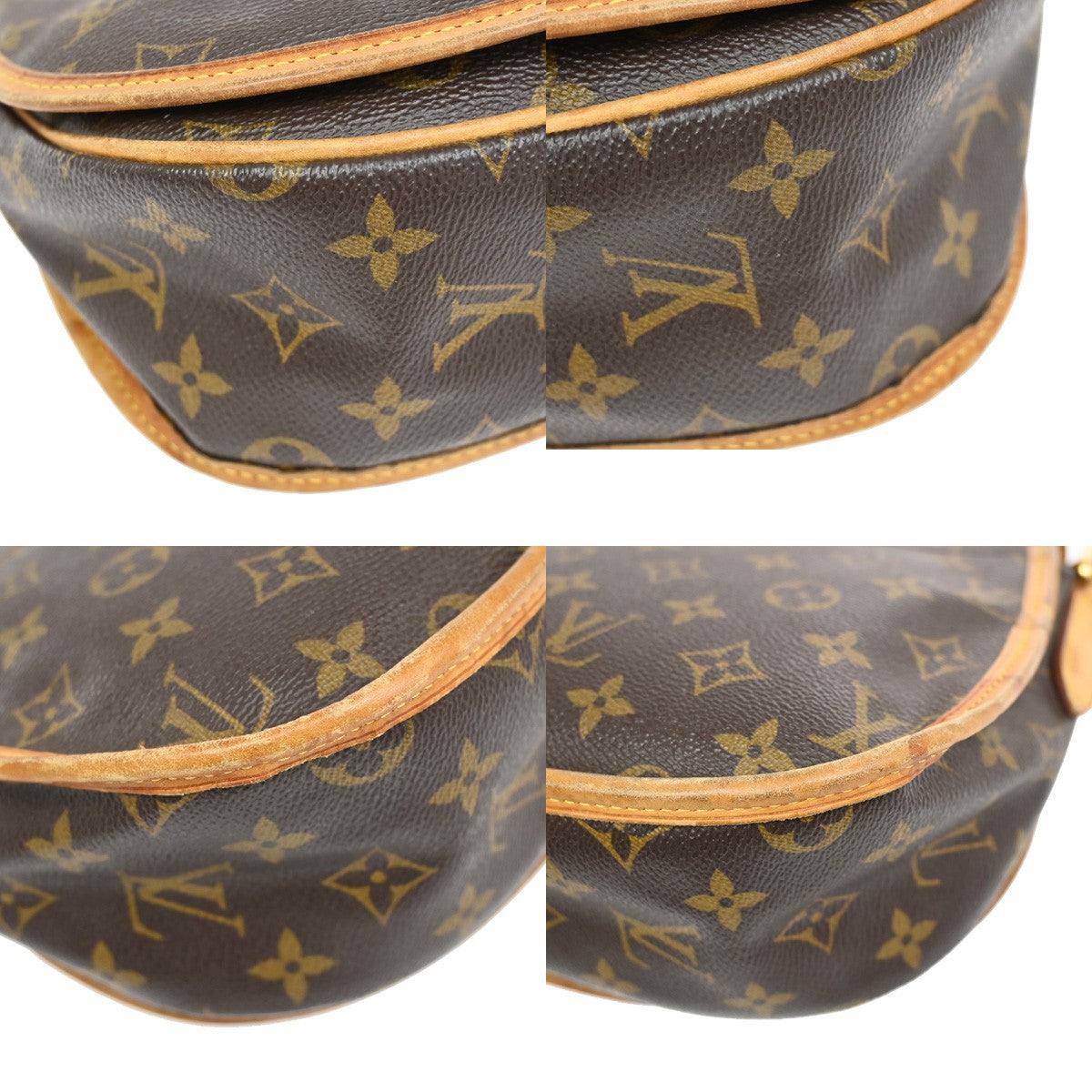 LOUIS VUITTON Menilmontant PM Shoulder Bag Monogram Leather BN M40474 72KB655
