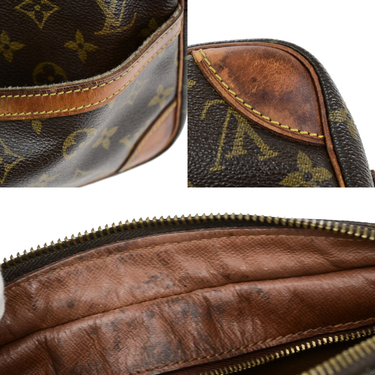 LOUIS VUITTON Trocadero 24 Shoulder Bag Monogram Leather Brown M51276 60YF151