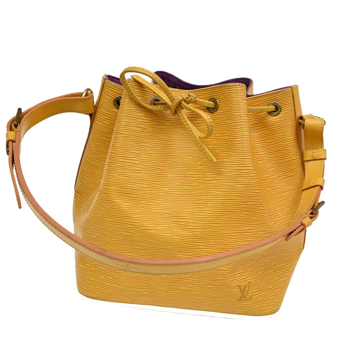 LOUIS VUITTON Petit Noe Drawstring Shoulder Bag Epi Leather YW M44107 34KB586