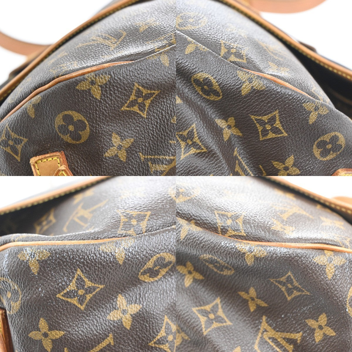 LOUIS VUITTON Saumur 35 Shoulder Bag Monogram Leather BN France M42254 73CA680