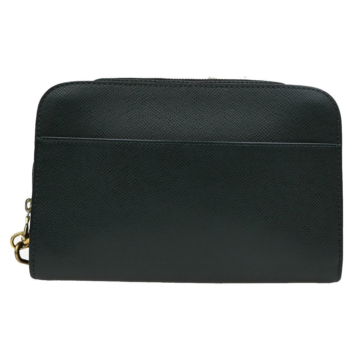 LOUIS VUITTON LV Logo BAIKAL Clutch Hand Bag Taiga Leather Epicea M30184 68KP164