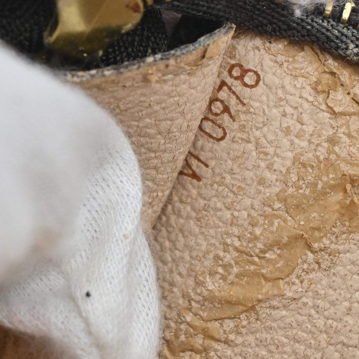 LOUIS VUITTON Logo BUCKET PM Pouch Bag Monogram Leather Brown GHW France 02KC509