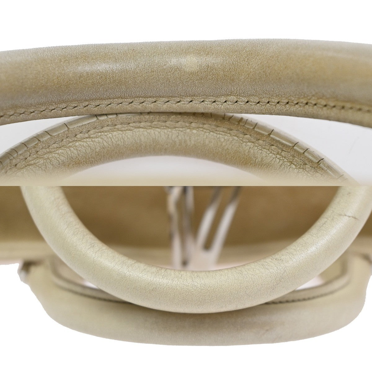 LOEWE Anagram logo Amazona 28 Handbag Suede Leather Beige Spain SHW 38CA785
