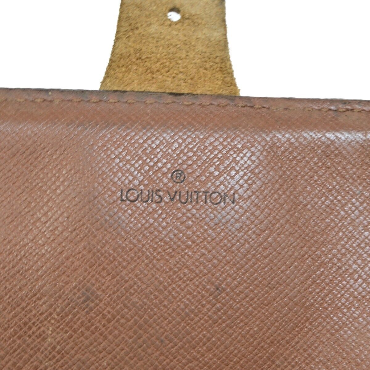 LOUIS VUITTON Cartouchiere MM Shoulder Bag Monogram Leather Brown M51253 68HC030