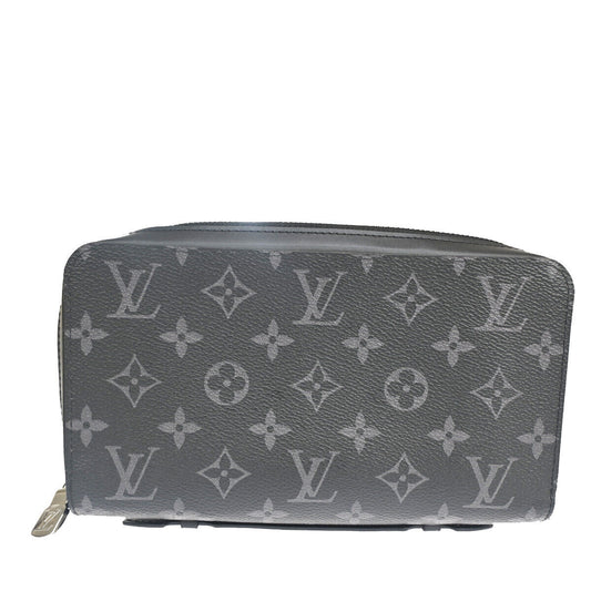 LOUIS VUITTON Zippy XL Long Bifold Wallet Monogram Eclipse BK M61698 23RH546