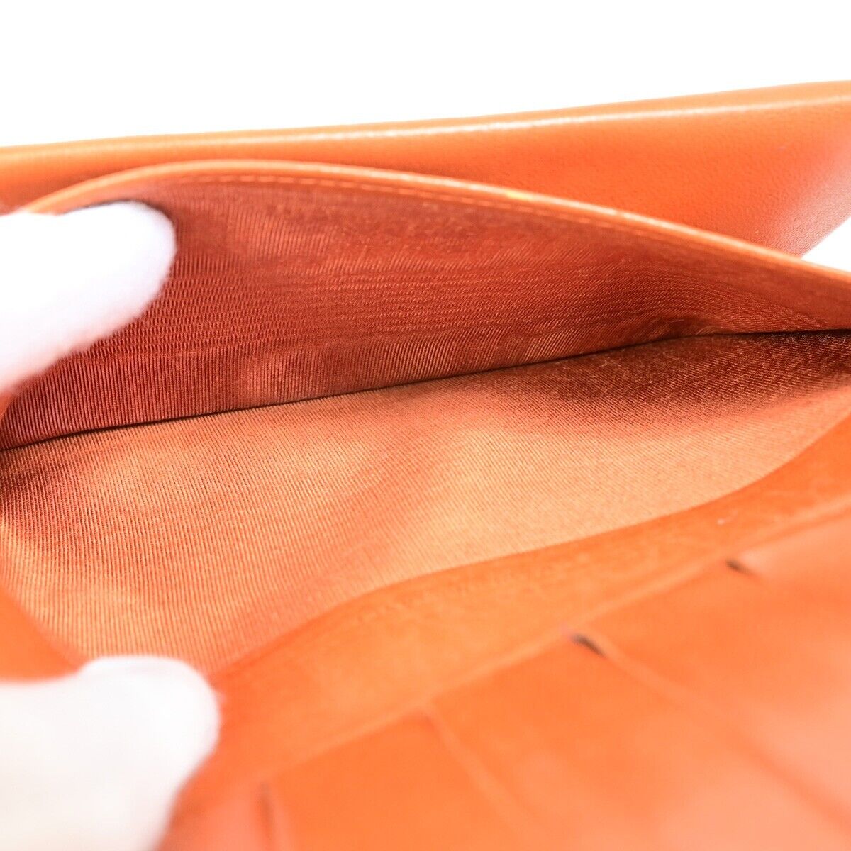 CHANEL CC Long Bifold Wallet Purse Caviar Skin Leather Brown GHW Vintage 62YE756