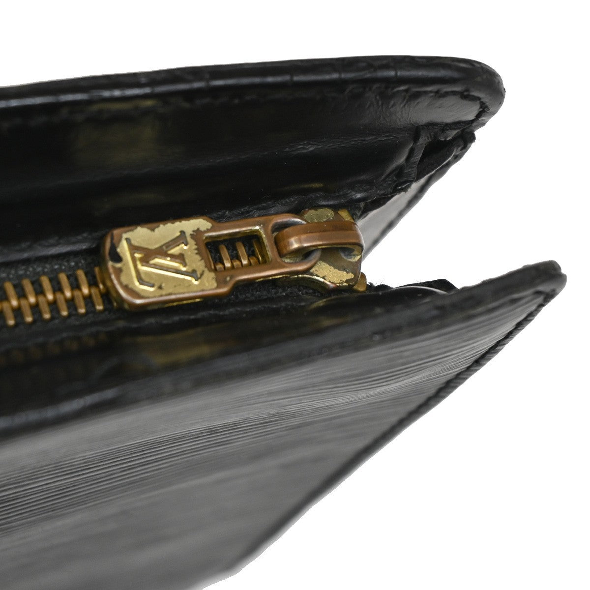 LOUIS VUITTON LV Pochette Homme Clutch Hand Bag Epi Leather Black M52522 02KB801