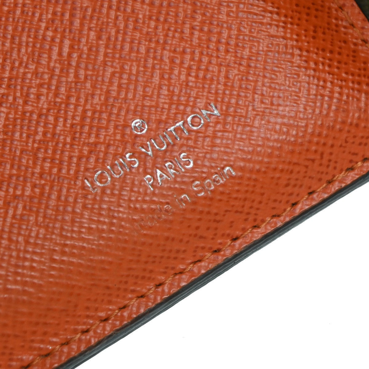 LOUIS VUITTON Marie Compact Wallet Monogram Leather Orange Brown M60495 04KP385