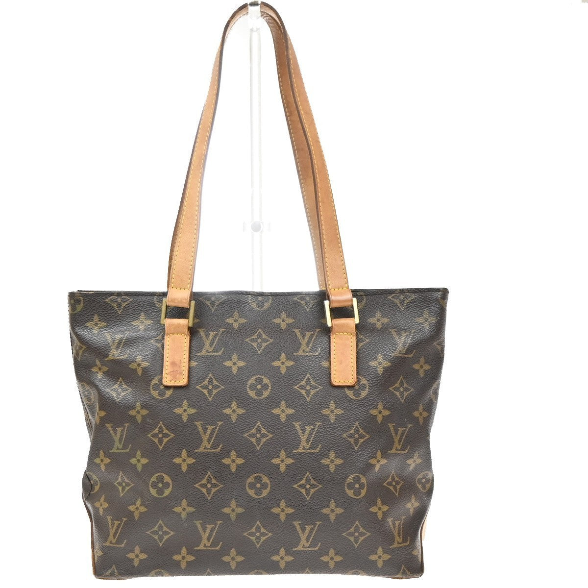 LOUIS VUITTON Cabas Piano Shoulder Bag Monogram Leather Brown M51148 87MA529