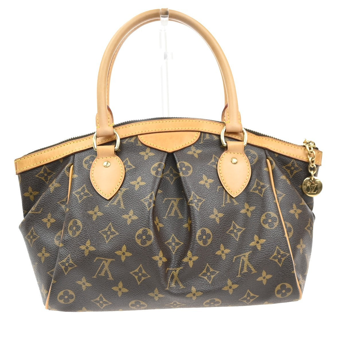 LOUIS VUITTON Tivoli PM Hand Bag Monogram Leather Brown France M40143 600RL749