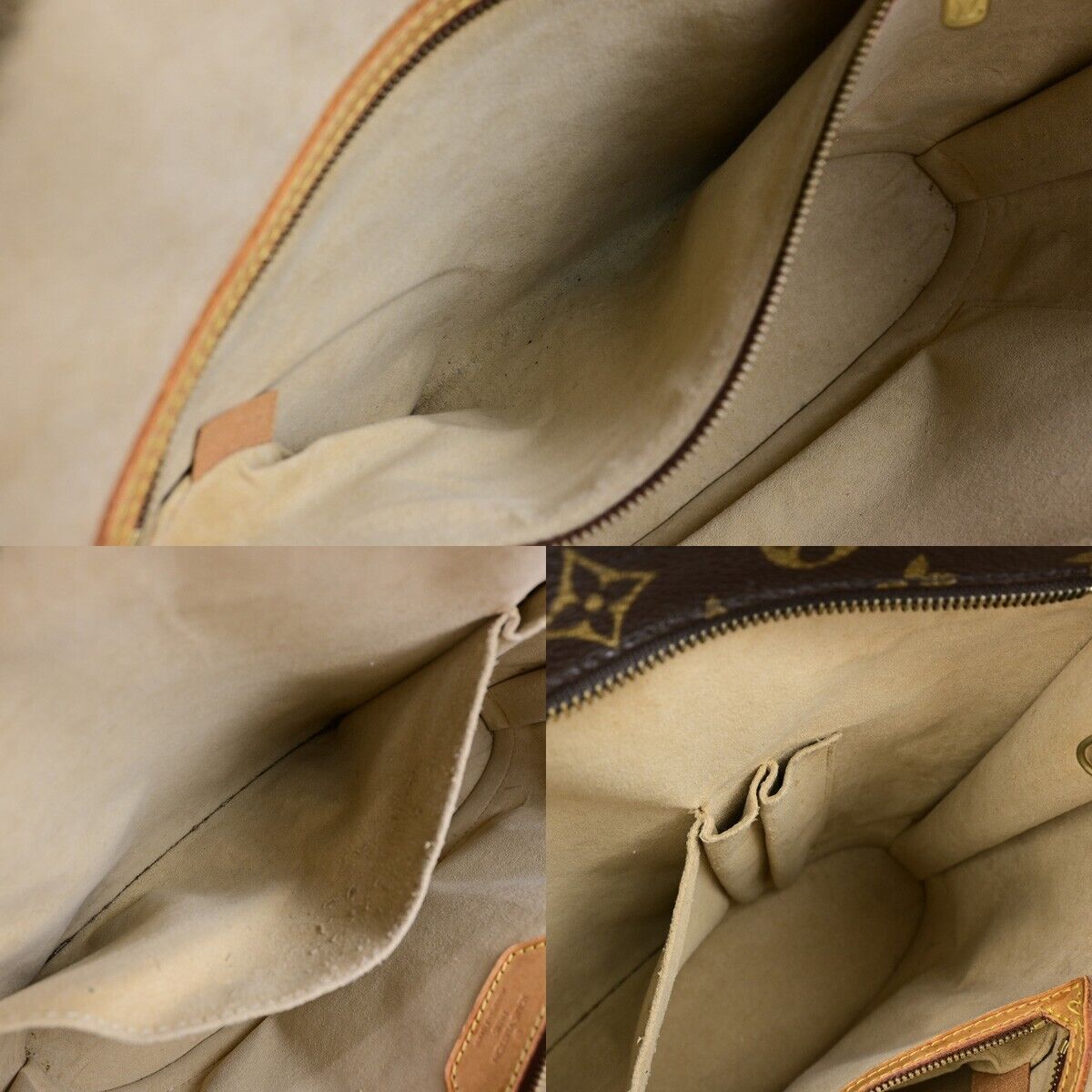 LOUIS VUITTON BABYLONE Shoulder Bag Monogram Leather Brown France M51102 33ED137
