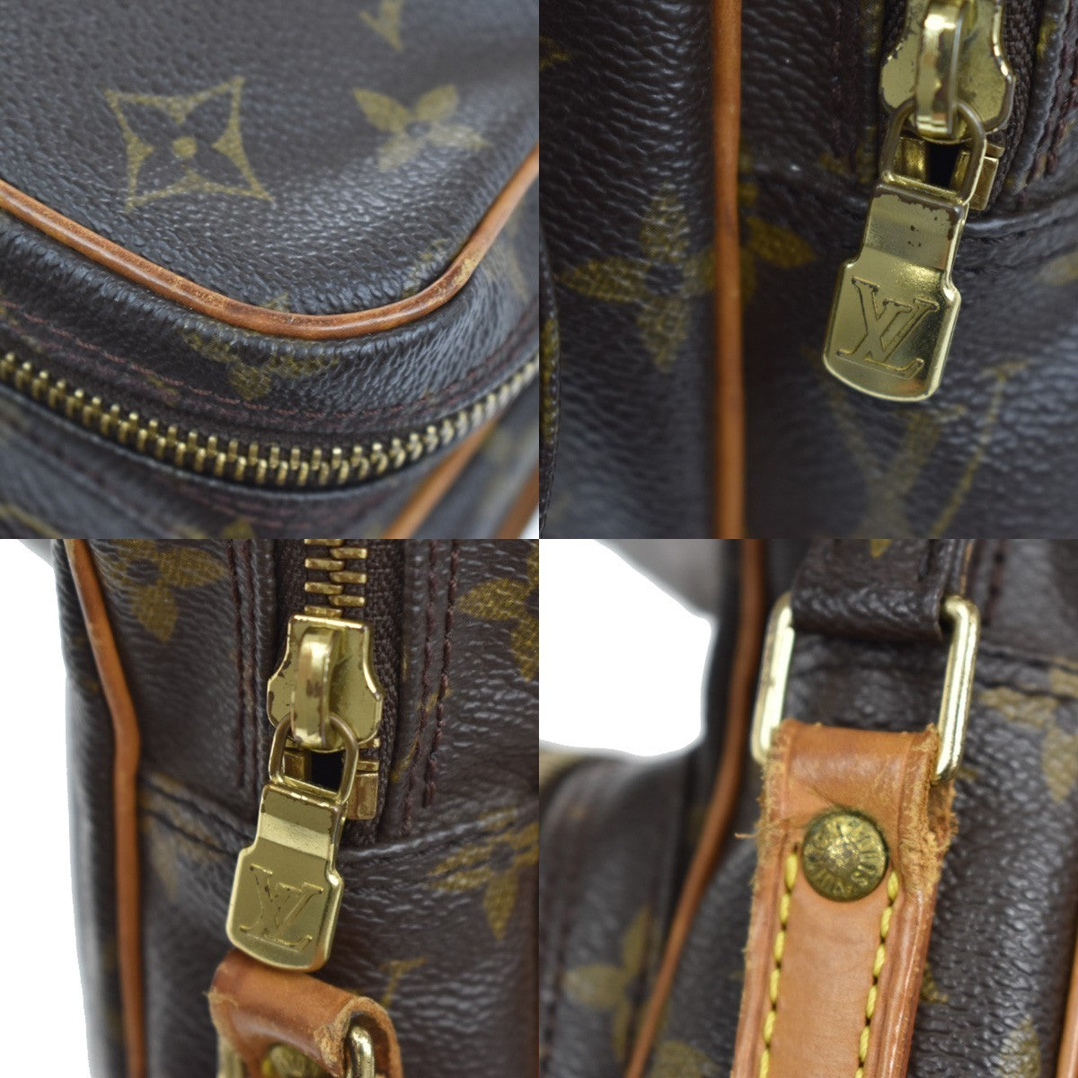 LOUIS VUITTON Amazon Crossbody Shoulder Bag Monogram Leather BN M45236 89KB205
