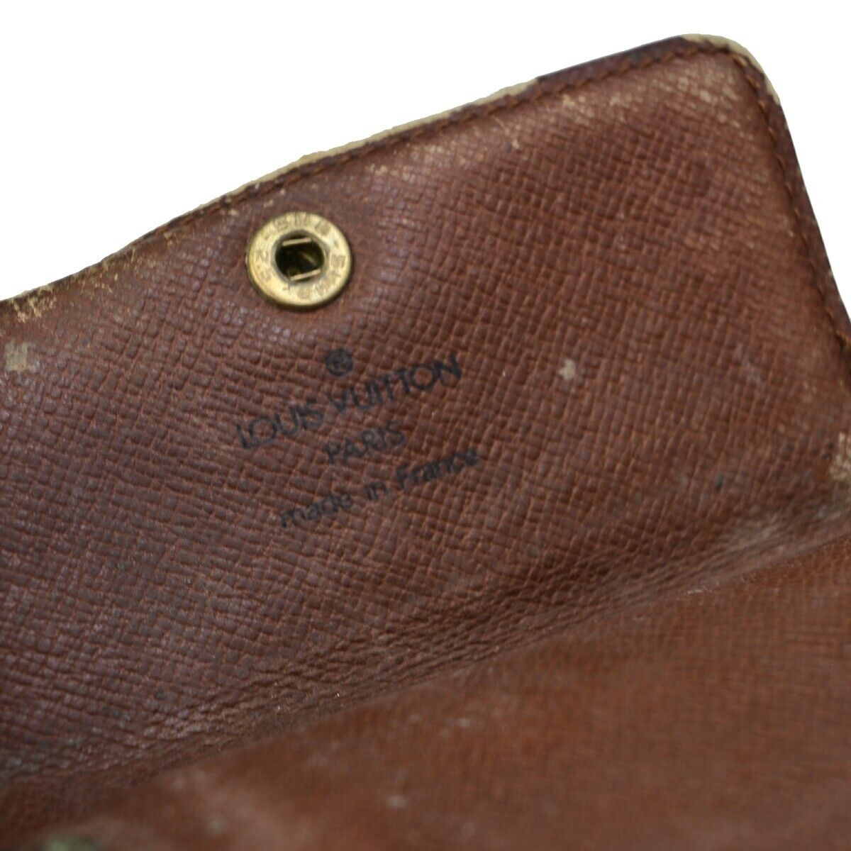 LOUIS VUITTON 3 Set Wallet 6Hooks Key Case Monogram Leather Brown 66KA496