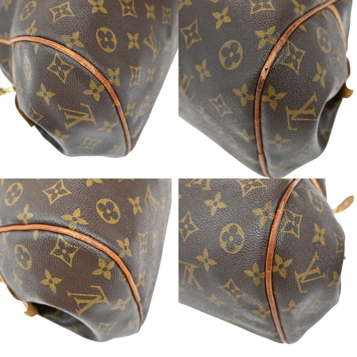 LOUIS VUITTON Montorgueil GM Shoulder Bag Monogram Leather Brown M95566 93KB514