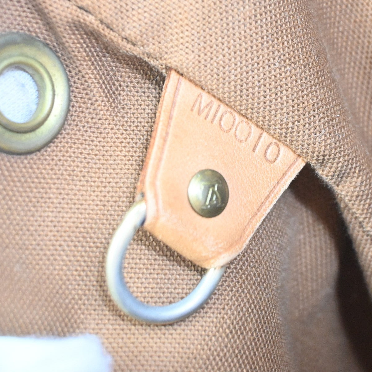 LOUIS VUITTON Montsouris GM Backpack Bag Monogram Leather Brown M51135 65ZA372