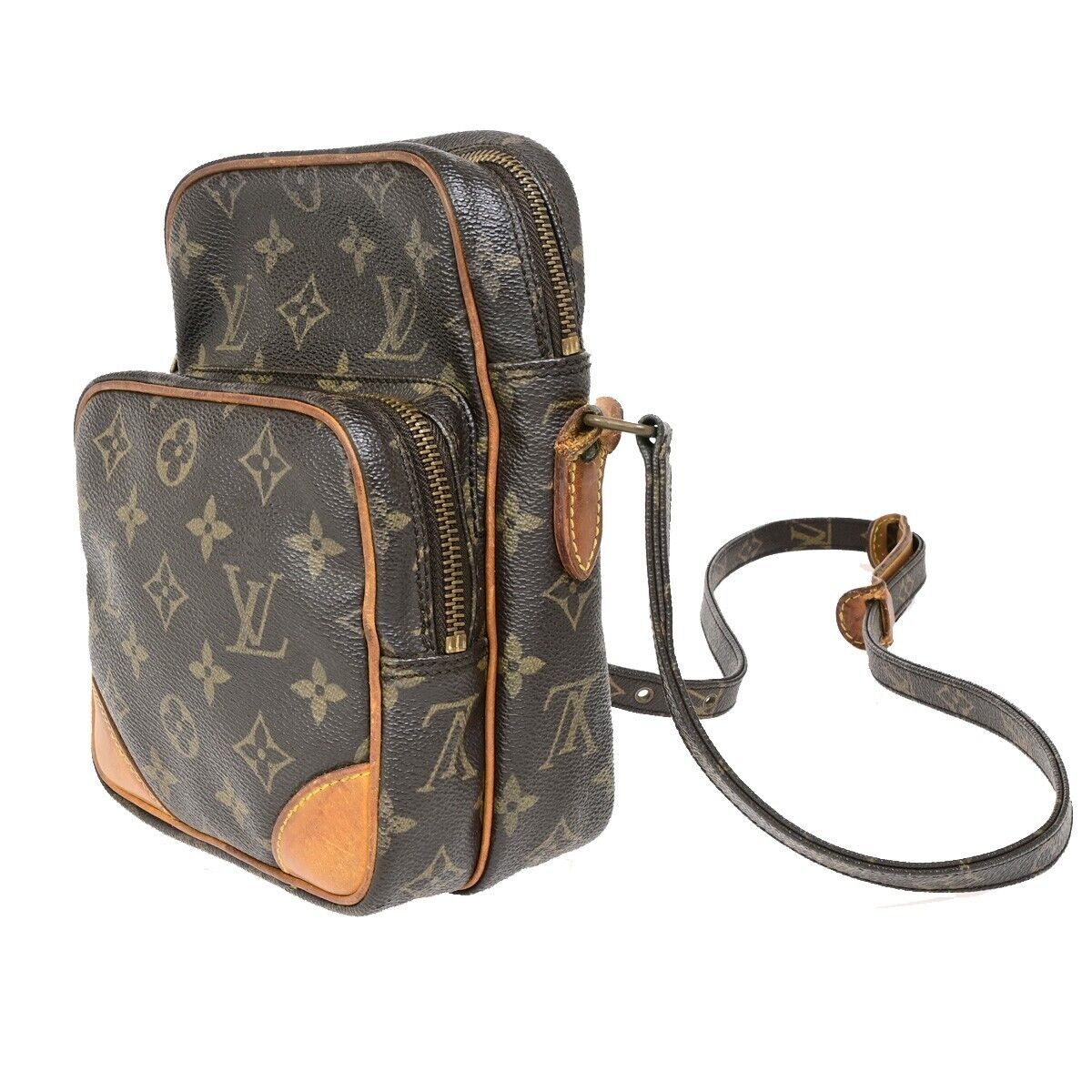 LOUIS VUITTON Amazon Crossbody Shoulder Bag Monogram Leather BN M45236 30EB713
