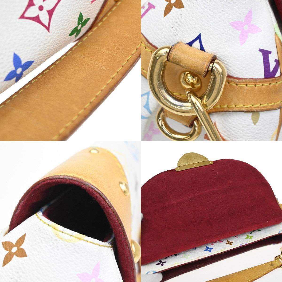 LOUIS VUITTON  Beverly GM Hand Bag Monogram Multi White GHW M40201 24CA612