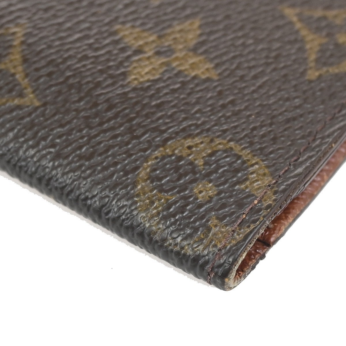 LOUIS VUITTON LV Logo 3 Set Long Wallet Key Case Monogram Leather Brown 02KC769