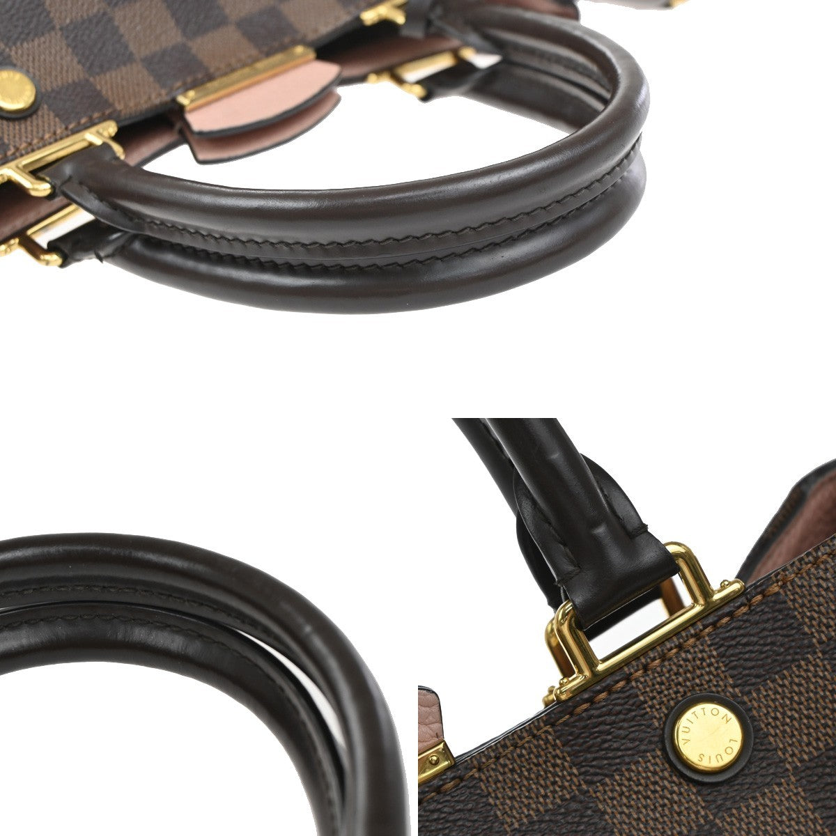 LOUIS VUITTON Brittany 2Way Shoulder Hand Bag Damier Leather BN N41674 637RF755