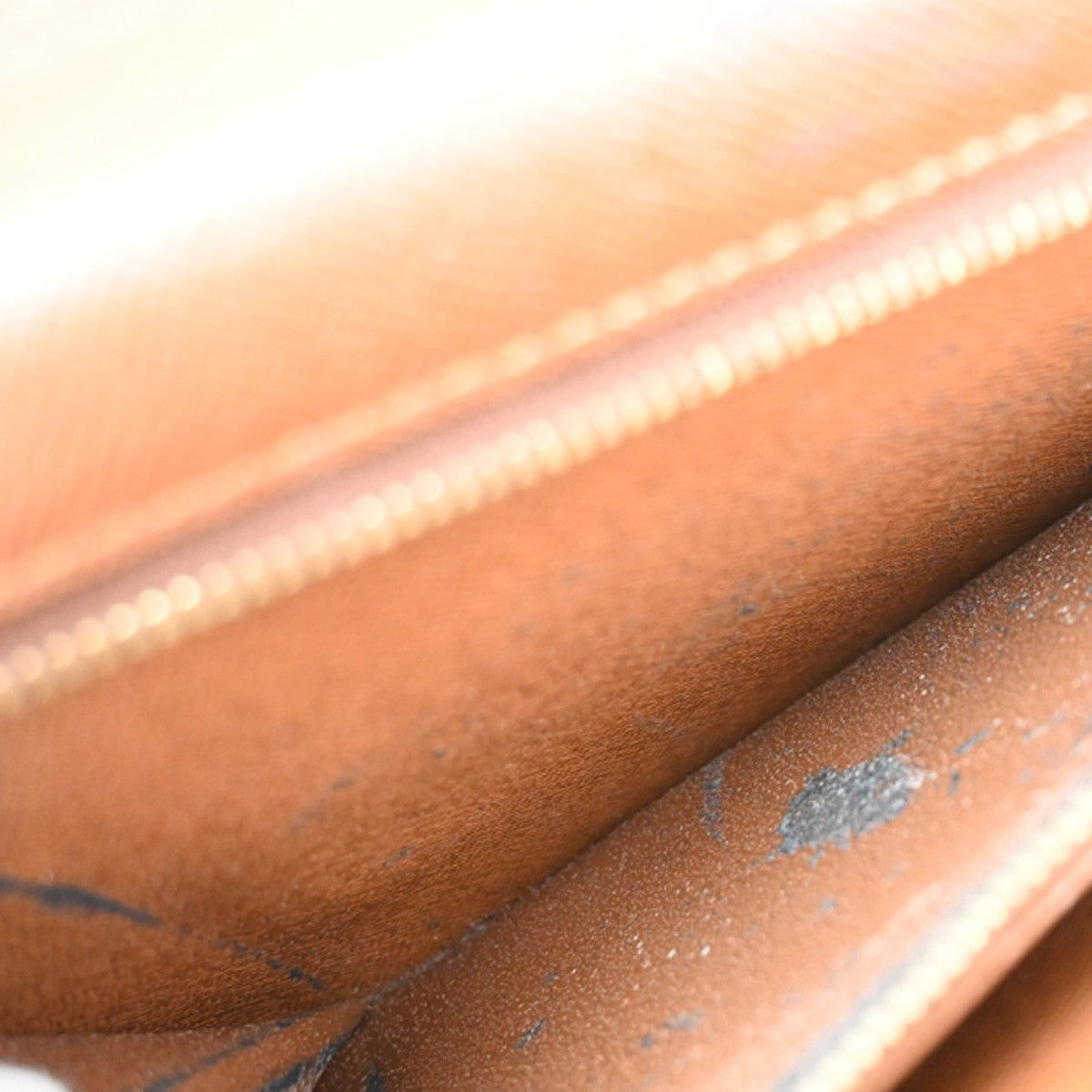 LOUIS VUITTON Concorde Hand Bag Monogram Leather Brown France M51190 82MA626