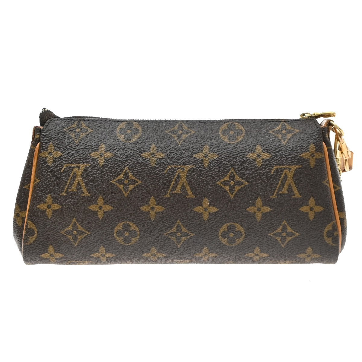 LOUIS VUITTON Eva 2Way Chain Shoulder Bag Monogram Leather Brown M95567 601RQ097