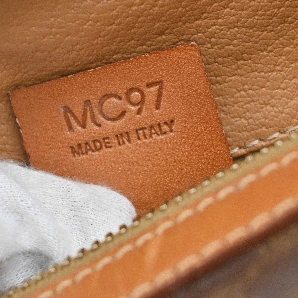 CELINE Logo Macadam Pattern Travel Hand Boston Bag PVC Leather Brown 69KB421
