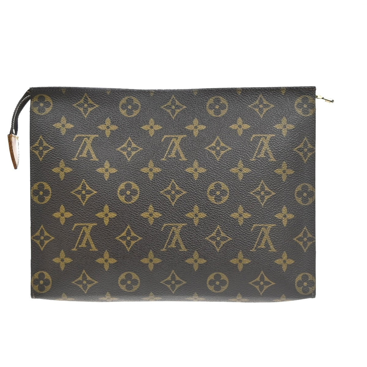 LOUIS VUITTON Poche Toilette 26 Clutch Pouch Bag Monogram Leather M47542 04MA160