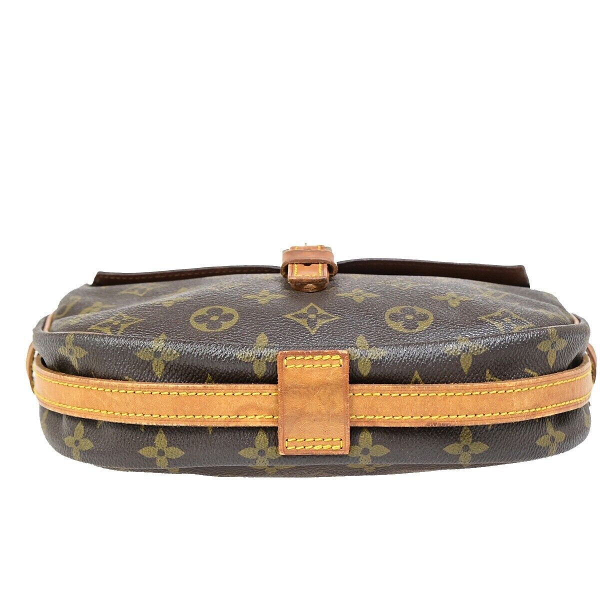 LOUIS VUITTON Jeune Fille MM Shoulder Bag Monogram Leather Brown M51226 33EB027
