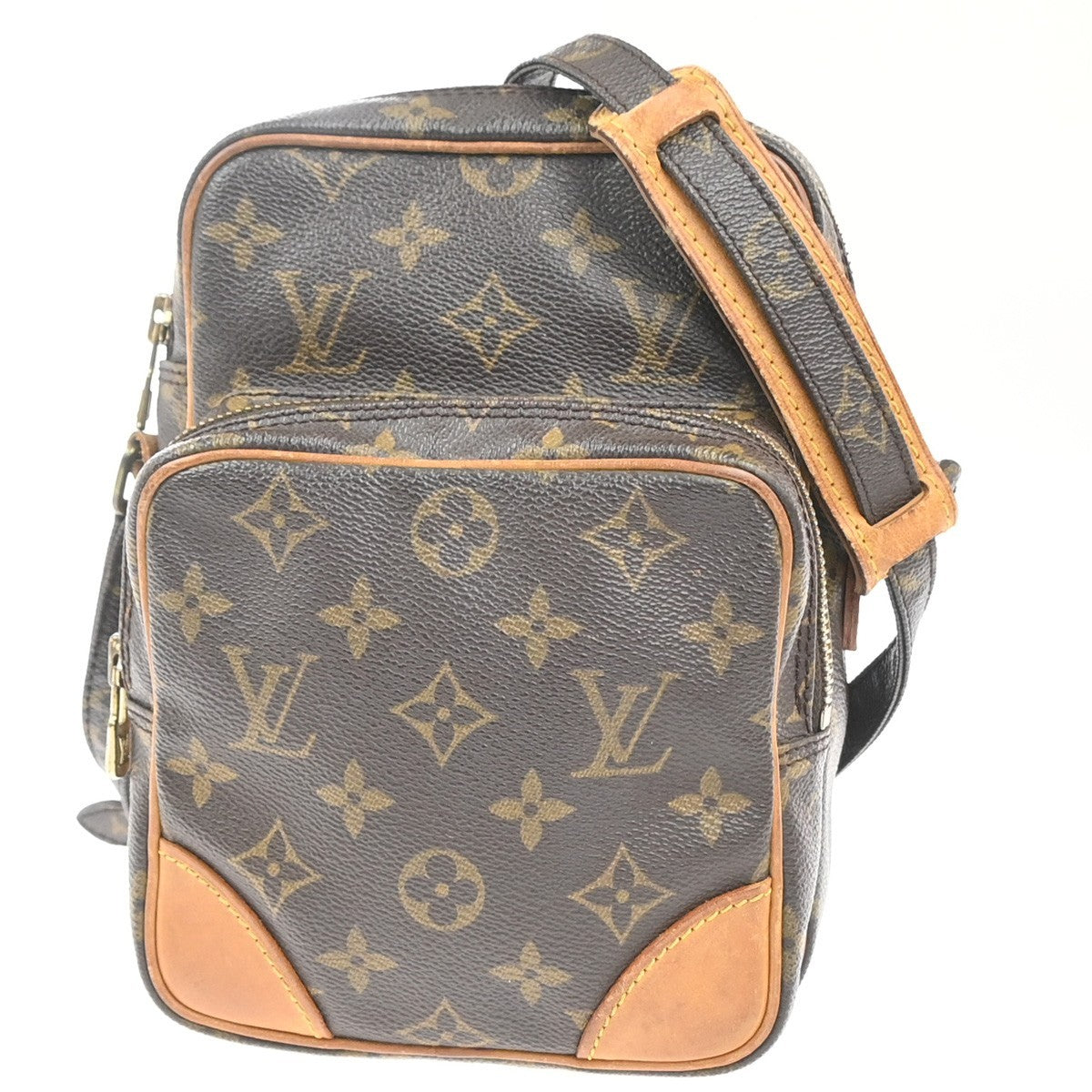 LOUIS VUITTON Amazon Crossbody Shoulder Bag Monogram Leather BN M45236 34EG393