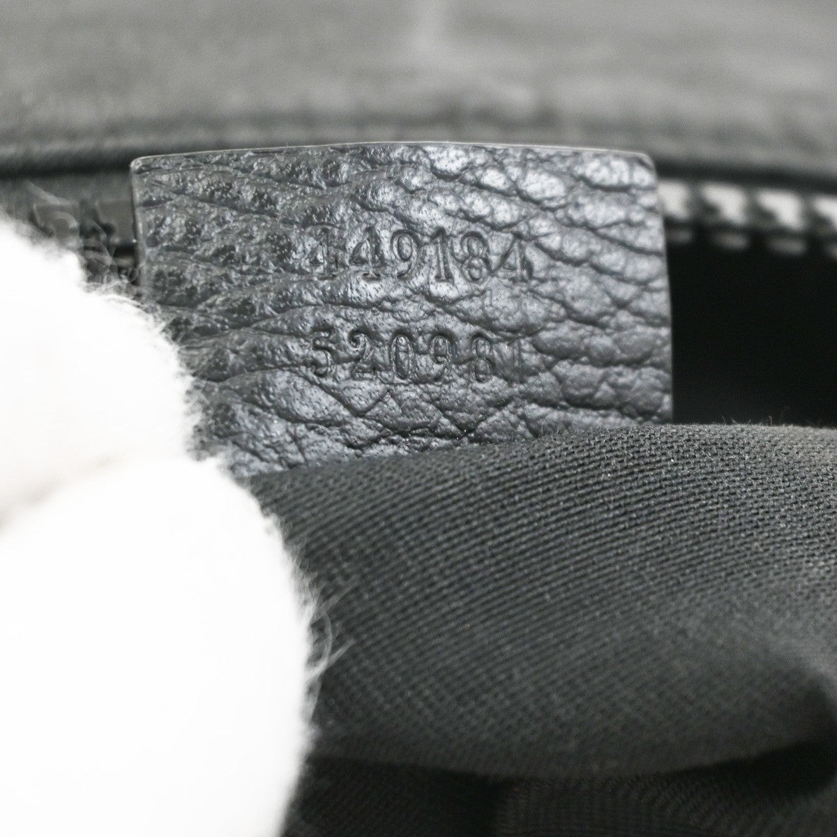 GUCCI  Logo GG Pattern Shoulder Bag Canvas Leather Black SHW Italy 62CA784