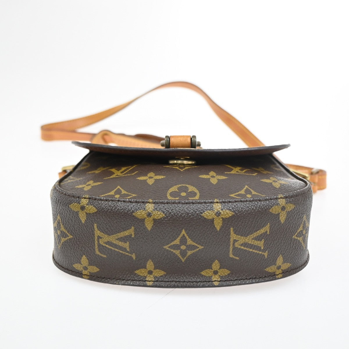 LOUIS VUITTON Mini Saint Cloud Shoulder Bag Monogram Leather BN M51244 88KC484