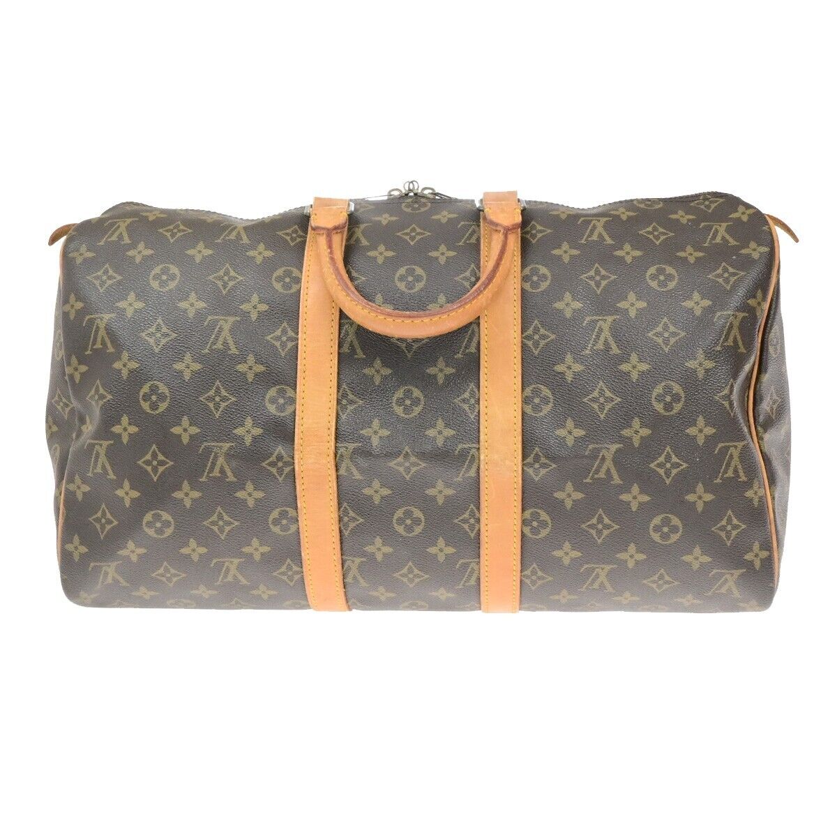 LOUIS VUITTON Keepall 45 Travel Hand Bag Monogram Leather Brown M41428 81ED924