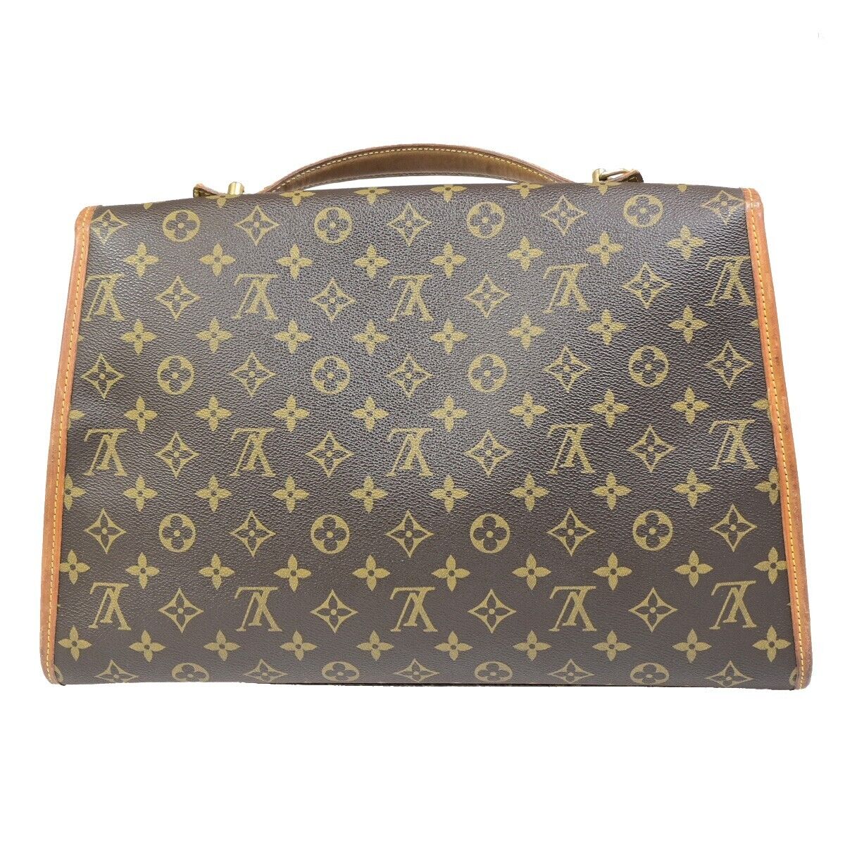 LOUIS VUITTON Beverly Hand Bag Briefcase Monogram Leather Brown M51121 81EB853