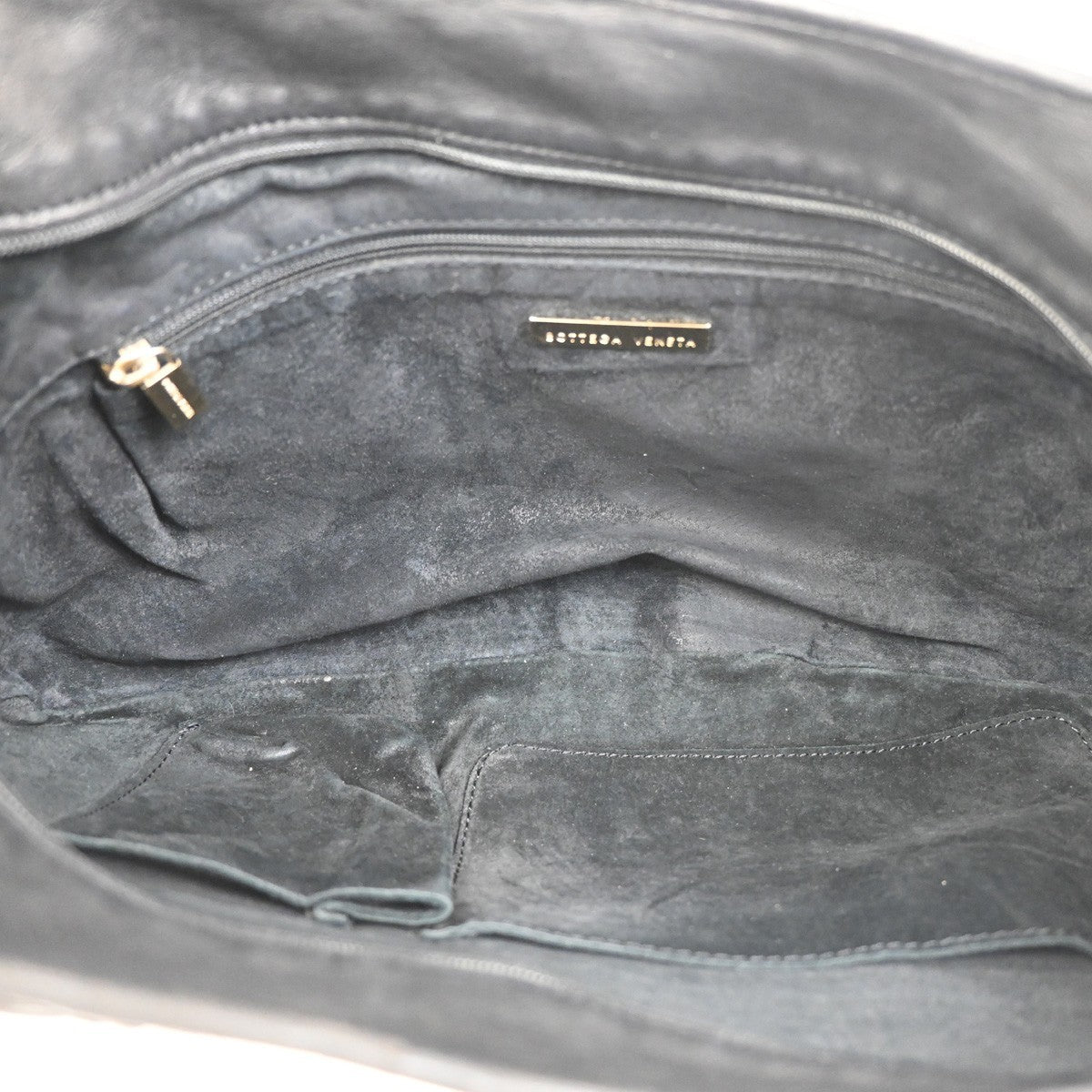 BOTTEGA VENETA Intrecciato Shoulder Crossbosy Bag Leather Black Italy 21ZA288