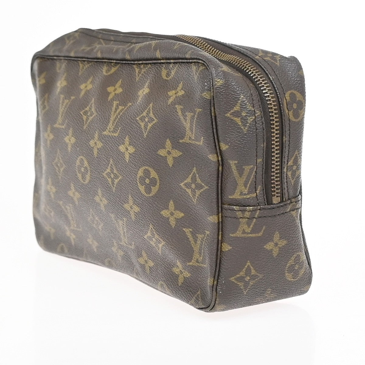 LOUIS VUITTON Trousse Toilette 28 Clutch Hand Bag Monogram Brown M47522 62AA215