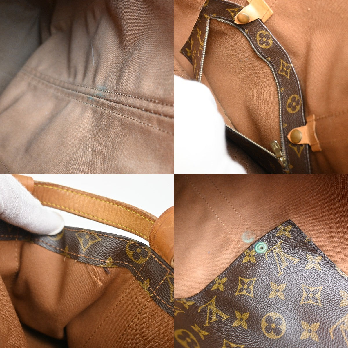 LOUIS VUITTON LV Randonnee GM Shoulder Bag Monogram Leather Brown M42244 86SA067