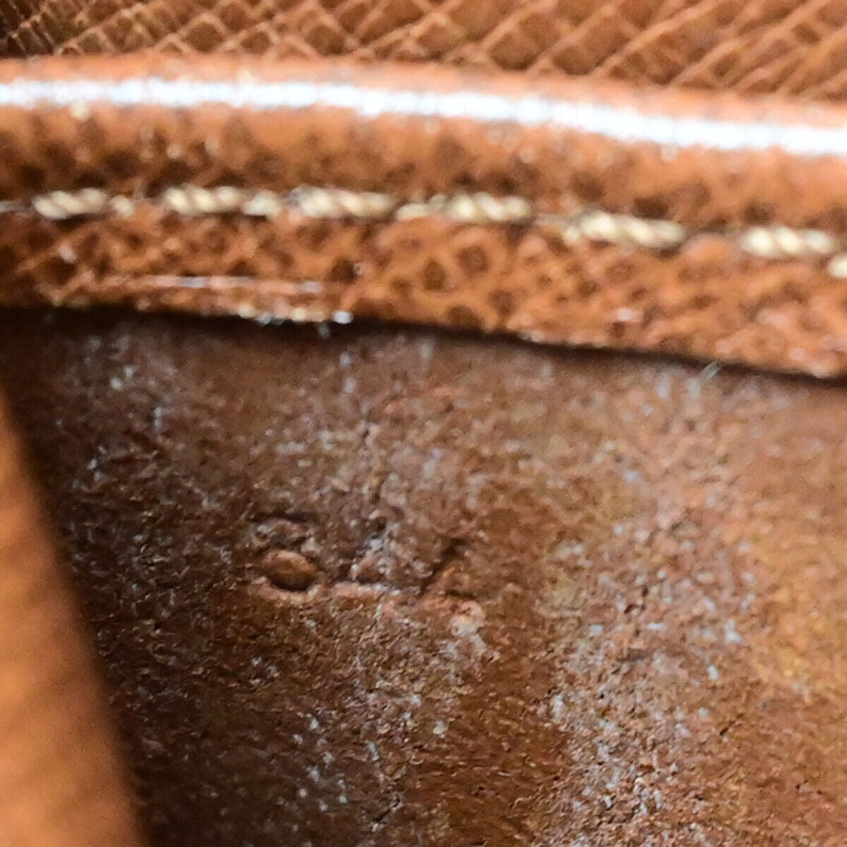 LOUIS VUITTON Danube Shoulder Bag Monogram Leather Brown France M45266 39YG596