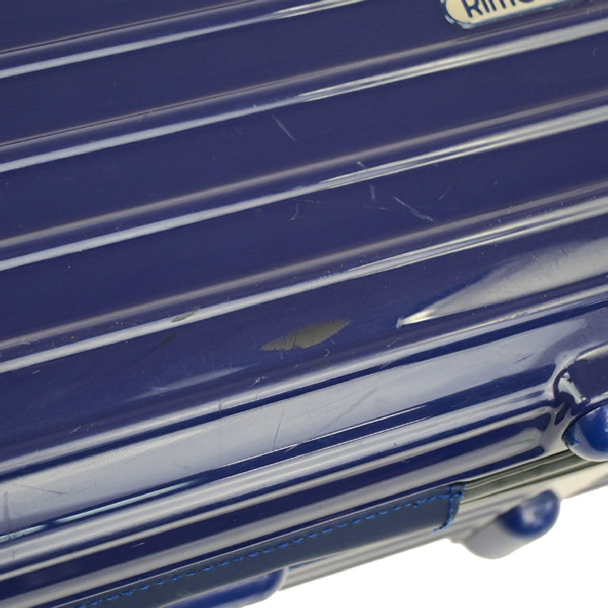 RIMOWA Salsa Series Travel Suitcase Luggage Bag Plastic Blue 30RQ094